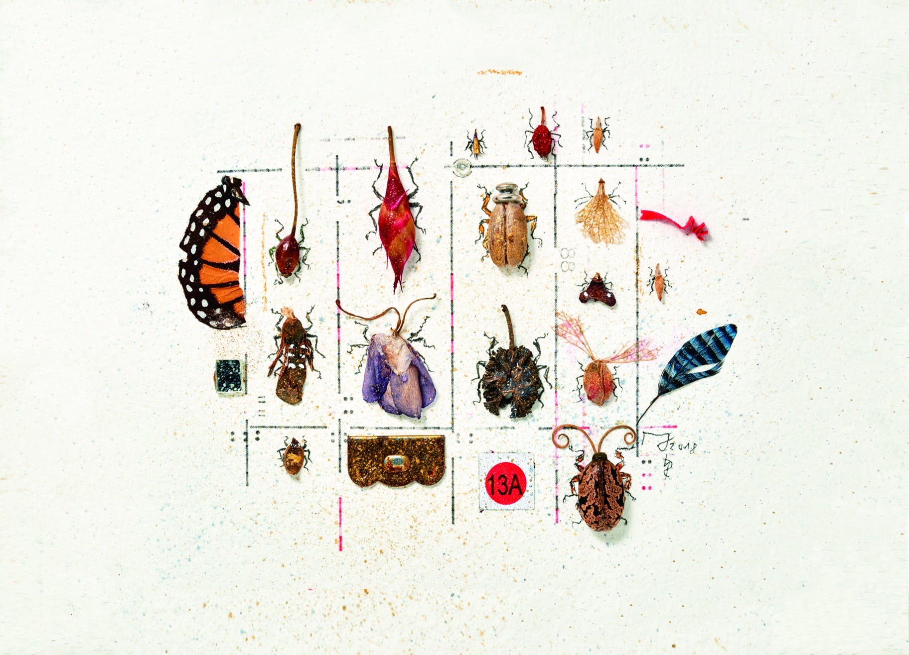 Insects from found objects