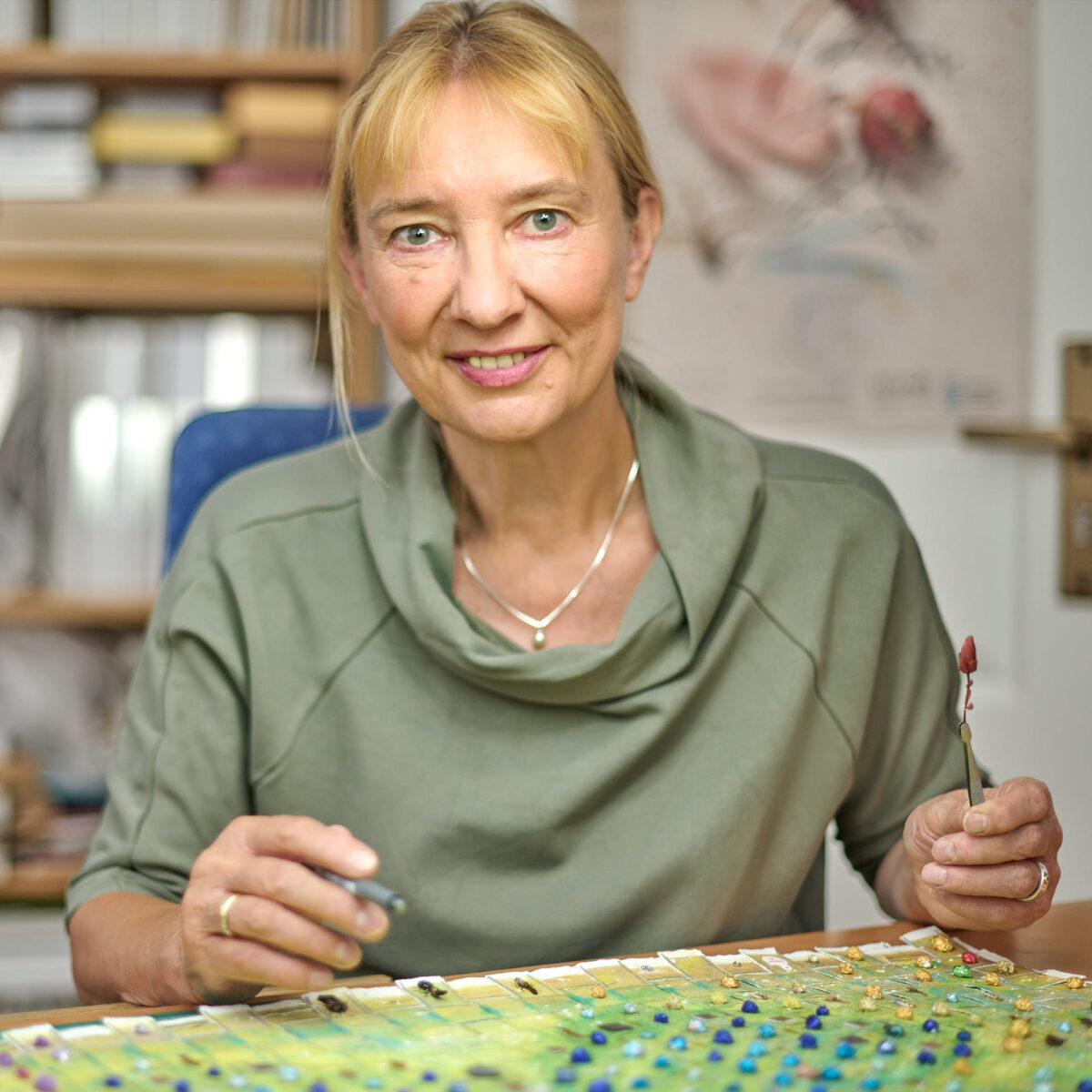 Magdalena Hohlweg in ihrem Atelier
