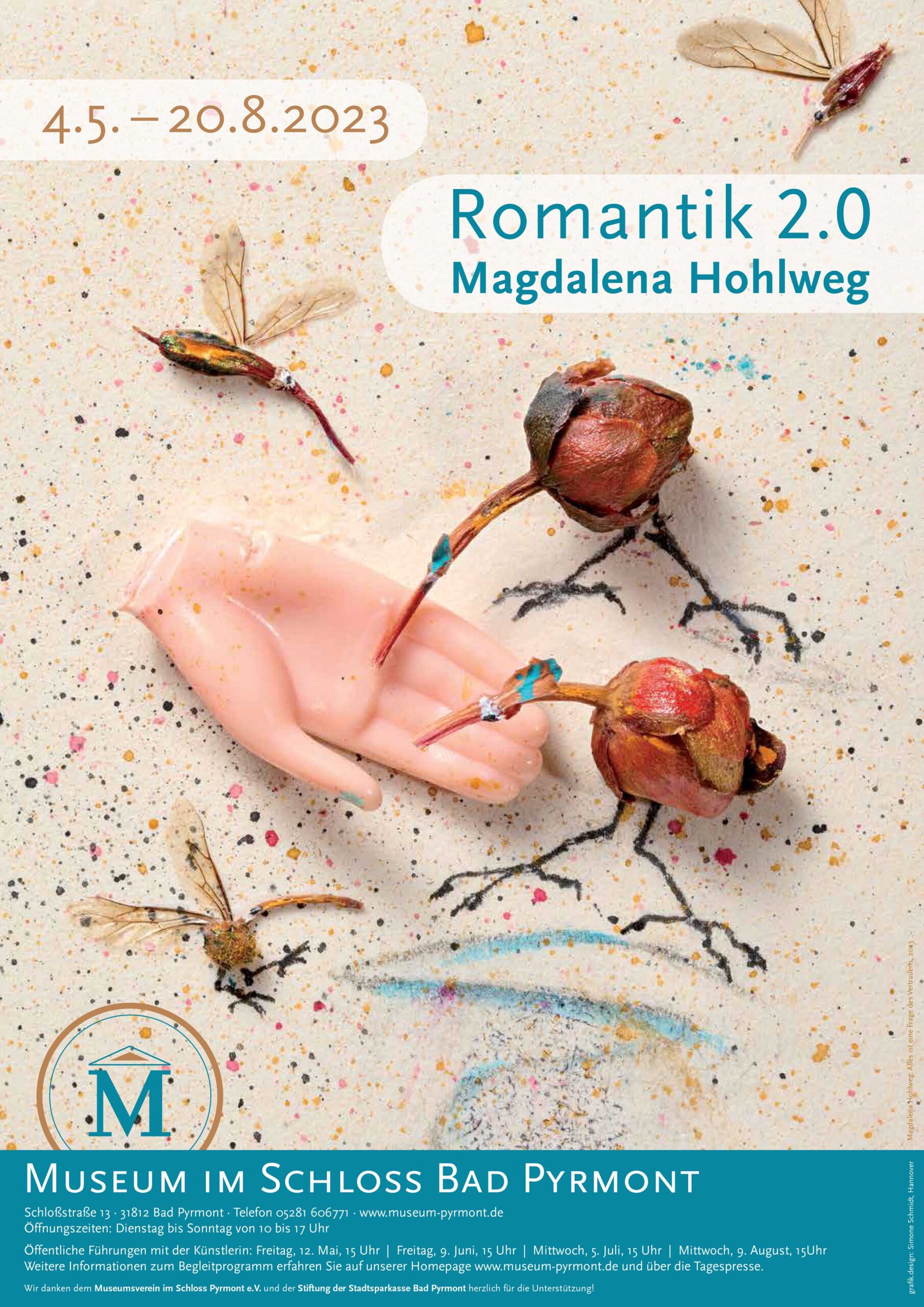Plakat zur Ausstellung Romatik 2.0 im Schlossmuseum Bad Pyrmont